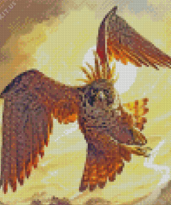 Falcon Bird Art Diamond Painting