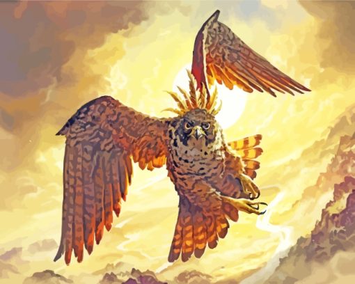 Falcon Bird Art Diamond Painting