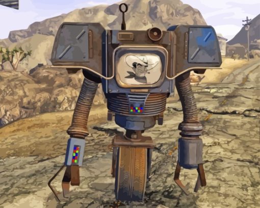 Fallout New Vegas Robot Diamond Painting