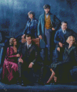 Fantastic Beasts Characters Diamond Painting