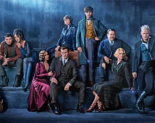 Fantastic Beasts Characters Diamond Painting