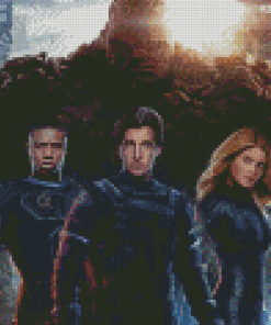 Fantastic Four Marvel Movie Characters Diamond Painting