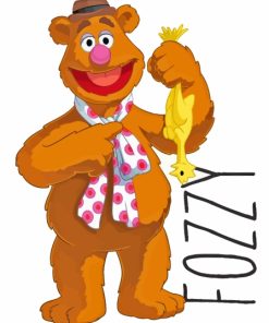 Fozzie Bear Art Diamond Painting