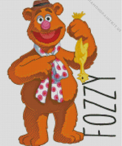 Fozzie Bear Art Diamond Painting