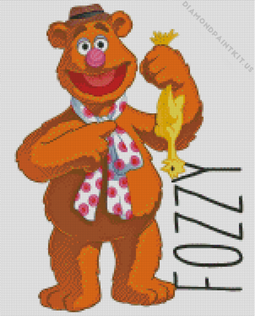 Fozzie Bear Art Diamond Painting