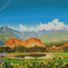 Garden Of The Gods Landscape Diamond Painting