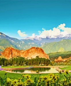 Garden Of The Gods Landscape Diamond Painting