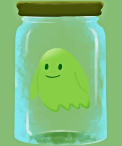 Ghost in a Jar Art Diamond Painting