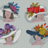 Girls with Derby Hat Art Diamond Painting