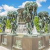 Great Fountain Gustav Vigeland Diamond Painting