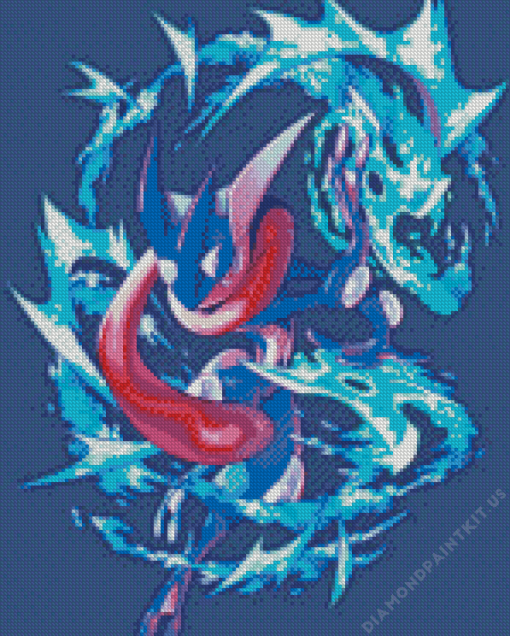 Greninja Pokemon Diamond Painting