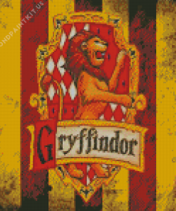 Gryffindor Logo Diamond Painting