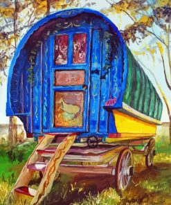 Vintage Gypsy Caravan Diamond Painting