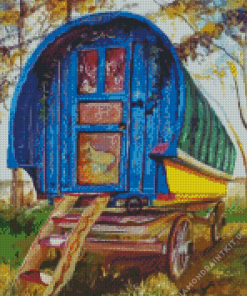 Vintage Gypsy Caravan Diamond Painting