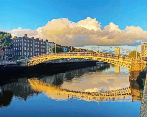 Half Penny Bridge Diamond Painting