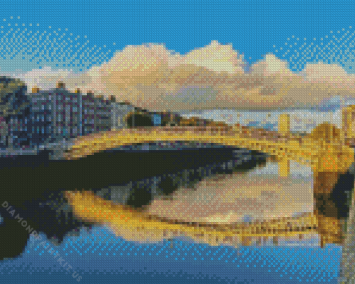 Half Penny Bridge Diamond Painting