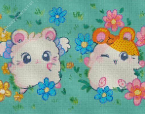 Hamtaro Diamond Painting