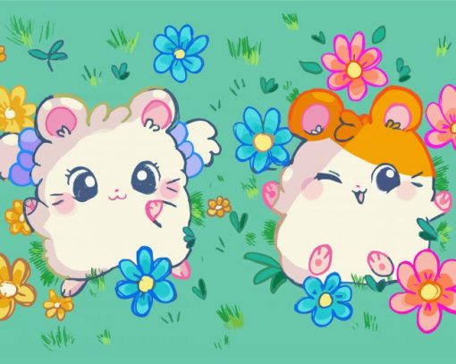 Hamtaro Diamond Painting