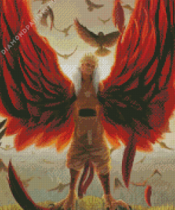 Hawks My Hero Academia Manga Diamond Painting