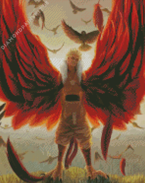 Hawks My Hero Academia Manga Diamond Painting