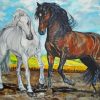 Horse Couple Art Diamond Painting