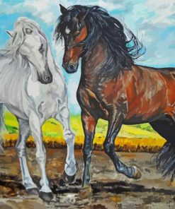 Horse Couple Art Diamond Painting