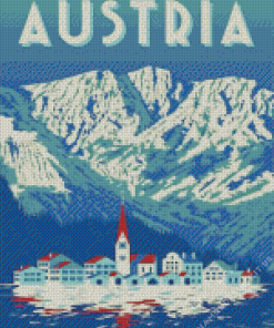 Innsbruck Austria Poster Diamond Painting