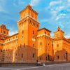 Italy Ferrara Este Castle Diamond Painting