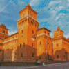 Italy Ferrara Este Castle Diamond Painting