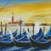 Italy Venice Gondolas Art Diamond Painting