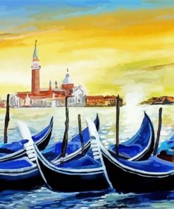 Italy Venice Gondolas Art Diamond Painting