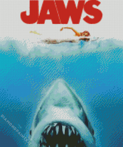 Jaws Movie Posters Diamond Painting