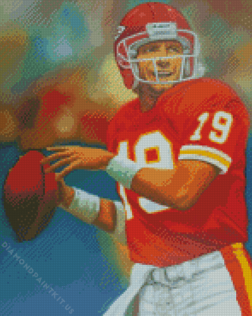 Joe Montana Player Diamond Painting