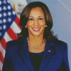 Kamala Harris Politician Diamond Painting