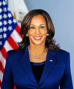 Kamala Harris Politician Diamond Painting