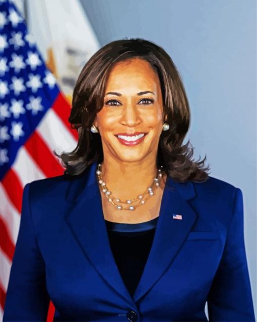 Kamala Harris Politician Diamond Painting