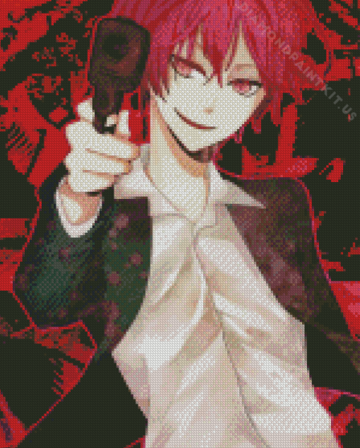 Karma Akabane Assasination Classroom Diamond Painting