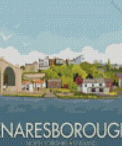 Knaresborough North Yorkshire Poster Diamond Painting