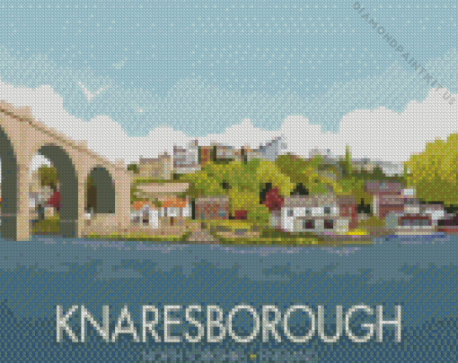 Knaresborough North Yorkshire Poster Diamond Painting