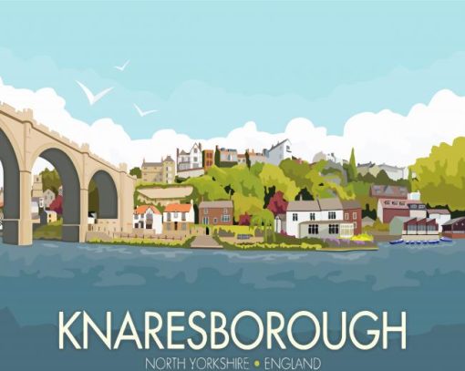 Knaresborough North Yorkshire Poster Diamond Painting