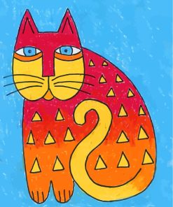 Laurel Burch Cat Art Diamond Painting