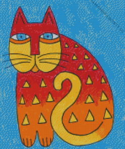 Laurel Burch Cat Art Diamond Painting