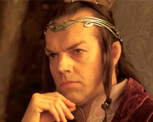 Lord of The Rings Character Elrond Diamond Painting