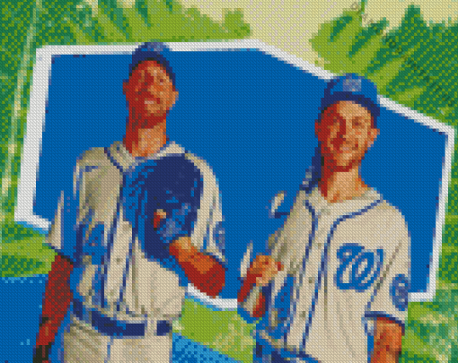 Los Angeles Dodgers Players Diamond Painting