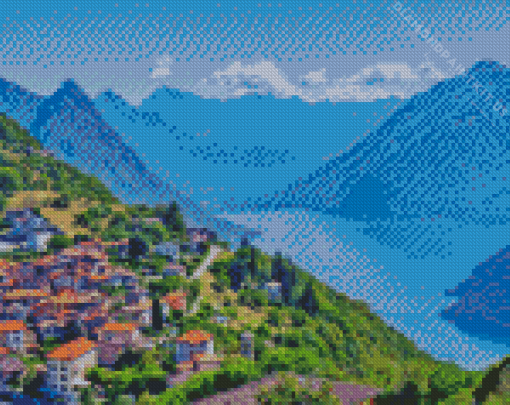 Lugano City Diamond Painting