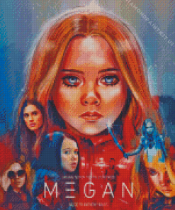 M3gan Cover Diamond Painting