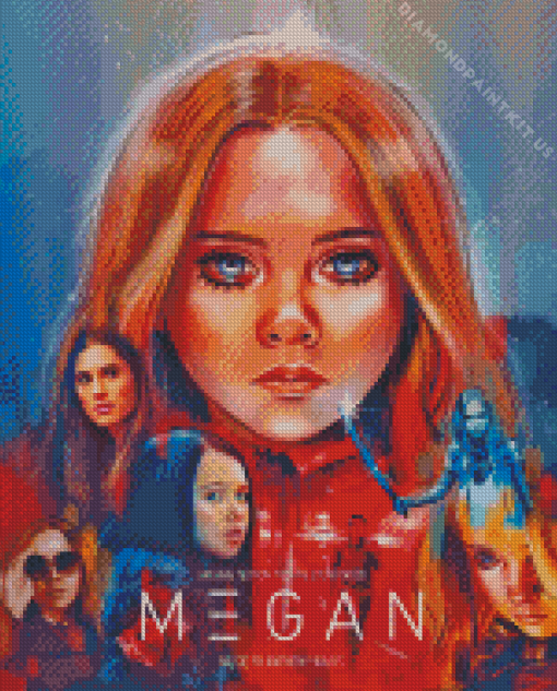 M3gan Cover Diamond Painting