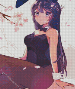 Mai Sakurajima Bunny Girl Diamond Painting