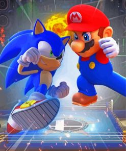 Mario and Sonic Characters Diamond Painting