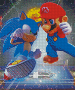 Mario and Sonic Characters Diamond Painting